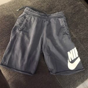 Nike Distressed Cotton Shorts